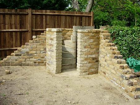 Progress on the staircase - May 2006